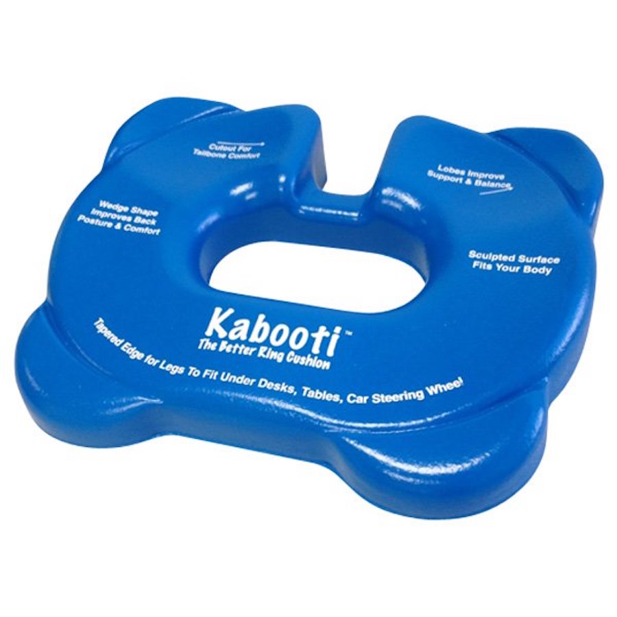 Kabooti Hemorrhoid Donut Ring Seat Cushion with Cooling Relief for